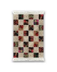 6001 ETNİK DESEN KAYDIRMAZ HALI 80x150cm