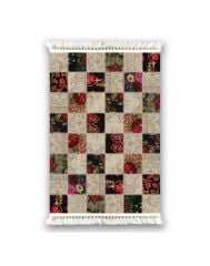 6001 ETNİK DESEN KAYDIRMAZ HALI 80x150cm