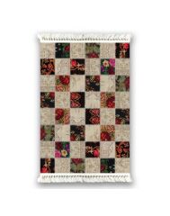 6001 ETNİK DESEN KAYDIRMAZ HALI 80x150cm