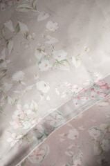 FRANNY BEJ ELEGANCE BASKILI SATEN ÇİFT KİŞİLİK NEVRESİM TAKIMI