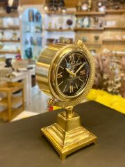 ALTIN ESKİTME AYAKLI MASA SAATİ 33CM