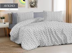 AVIGNO GRİ TEK KİŞİLİK NEVRESİM TAKIMI