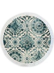 6006 DESENLİ YUVARLAK KAYDIRMAZ HALI 140cm