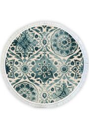 6006 DESENLİ YUVARLAK KAYDIRMAZ HALI 140cm