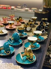 GOLD BEYAZ TEK KİŞİLİK TÜRK KAHVESİ  FİNCAN
