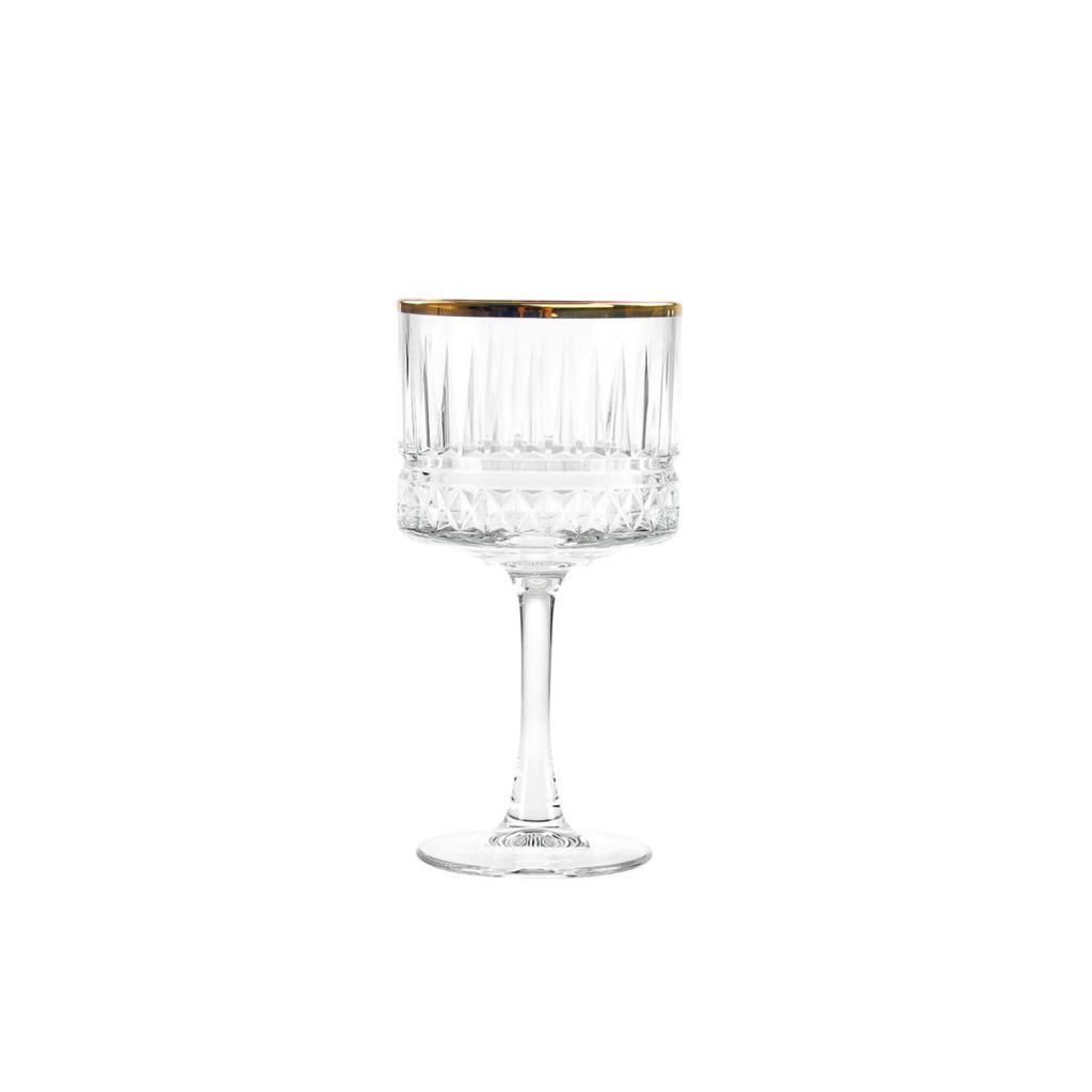 ELYSIA ALTIN YALDZLI 4'LÜ AYAKLI KADEH/KUP 500ML