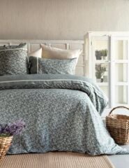 GALVIN OLIVE KREP ÇİFT KİŞİLİK NEVRESİM TAKIMI