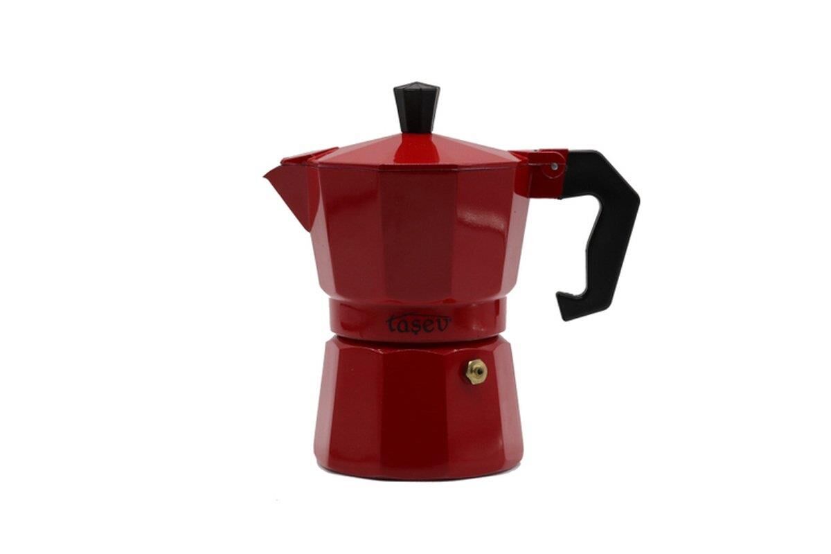 PİCCOLO - MOKA POT 6 FİNCAN KIRMIZI