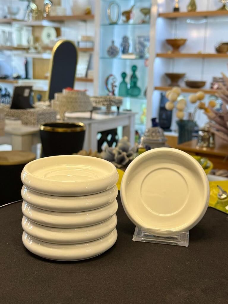 PORSELEN 6 KİŞİLİK BARDAK ALTLIĞI