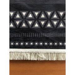 RİVA FİN SİYAH KAYDIRMAZ HALI 80X150CM