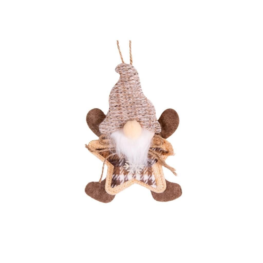 KAHVERENGİ NOEL BABA DEKOR 13X17CM