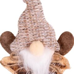 KAHVERENGİ NOEL BABA DEKOR 13X17CM