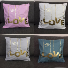 YALDIZLI KIRLENT ZİNCİRLİ LOVE BEYAZ