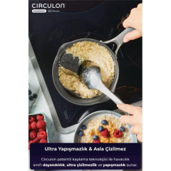 CİRCULON CAM KAPAKLI SOS TENCERESİ 16CM