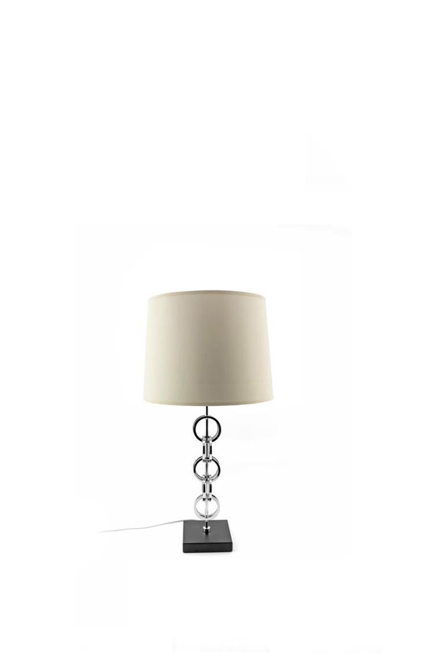 KREM GÜMÜŞ ABAJUR 60 cm