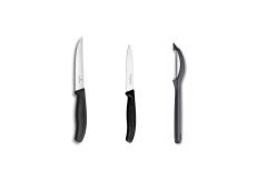 VICTORINOX 3 PARÇA MUTFAK SETİ SİYAH
