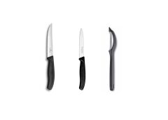 VICTORINOX 3 PARÇA MUTFAK SETİ SİYAH