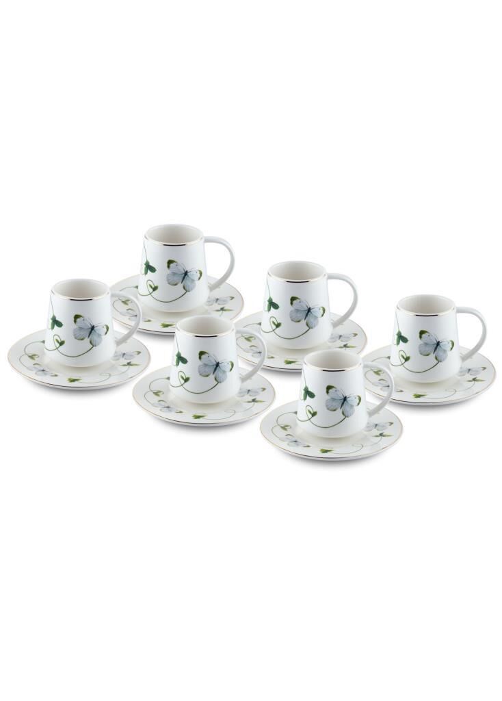 BUTTERFLY 6 KİŞİLİK TÜRK KAHVESİ FİNCANI 100CC