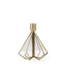 ELEGANT ALTIN CAM MUMLUK 12X12X13CM