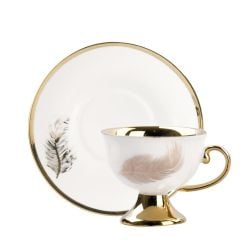 GOLD FEATHER TEK KİŞİLİK TÜRK KAHVESİ FİNCANI