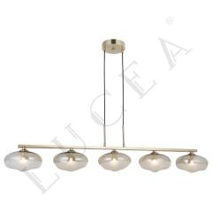 NUVOLETTA 5'Lİ ANTİK LAK SIRALI AVİZE 5XG9