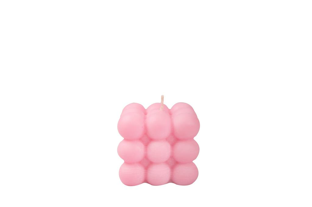 PEMBE BUBBLE ÇİLEK ESANSLI SOYAWAX MUM 155GR