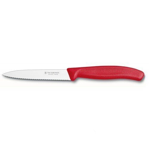 SOYMA BIÇAK TIRTIKLI KIRMIZI 210 MM