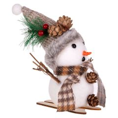 KAYAK YAPAN KARDAN ADAM NOEL DEKOR 17X4X17CM