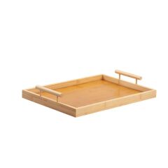 BAMBU DİKDÖRTGEN TEPSİ 29X41CM