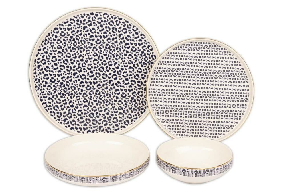 BLUE MODERN 6 KİŞİLİK 24 PARÇA YEMEK TAKIMI