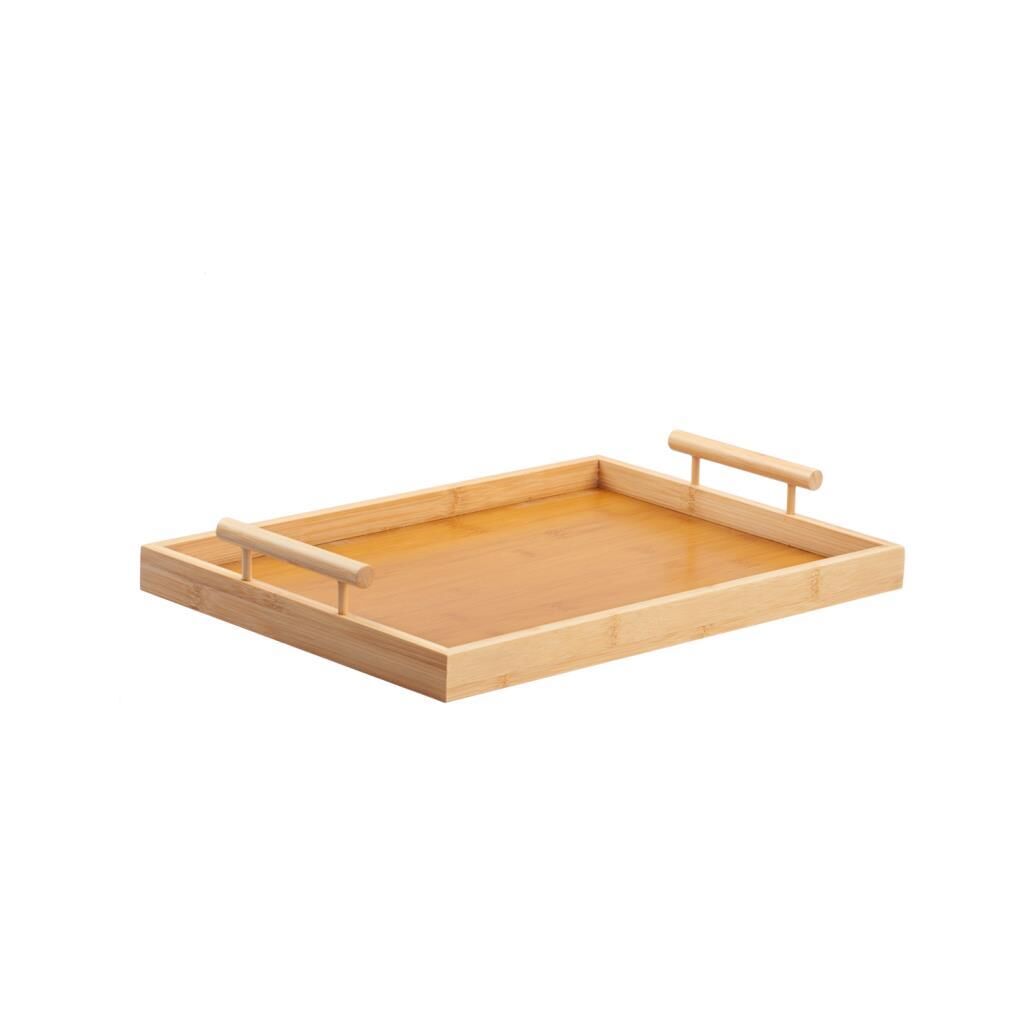 BAMBU DİKDÖRTGEN TEPSİ 26X38CM