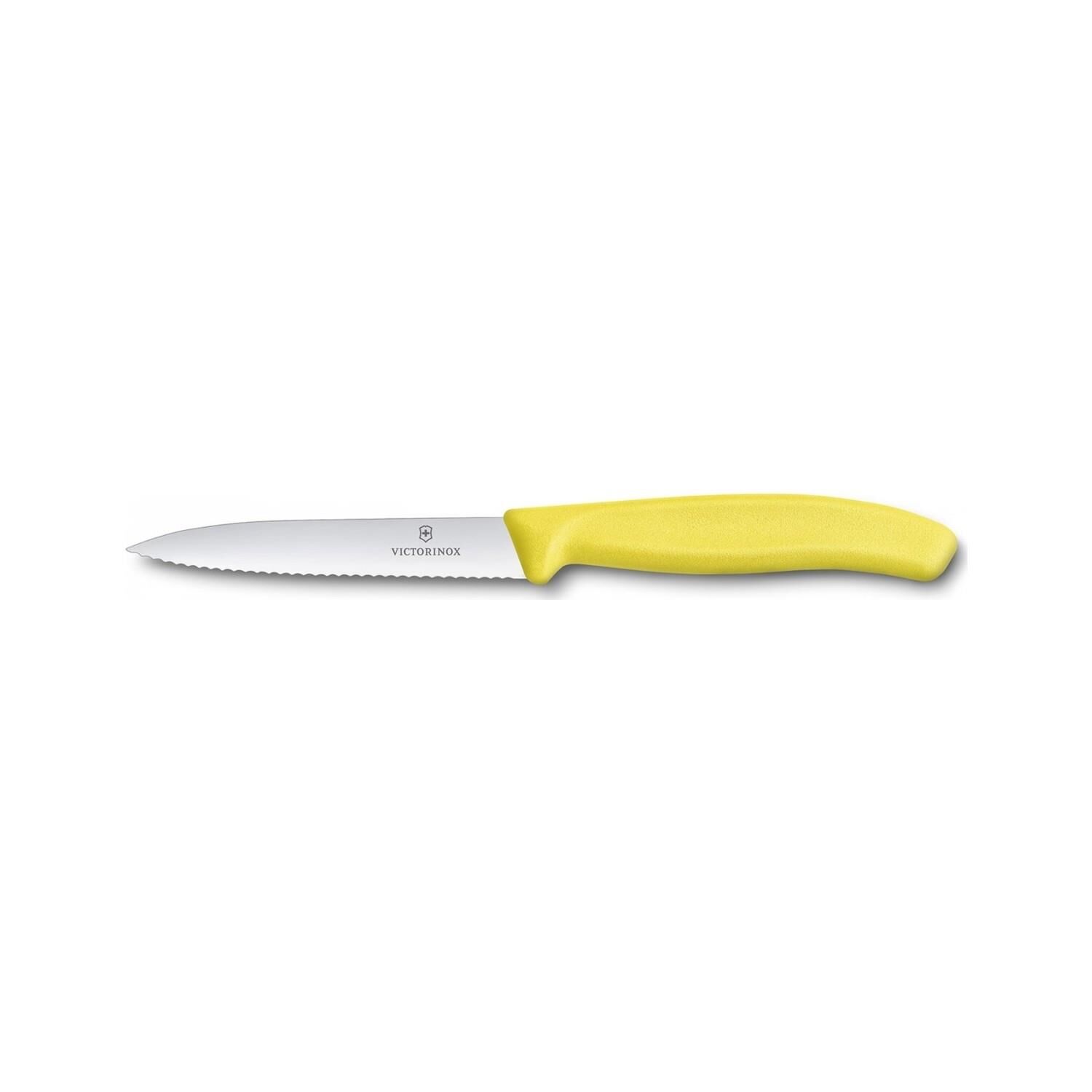 SOYMA BIÇAK TIRTIKLI SARI 210 MM
