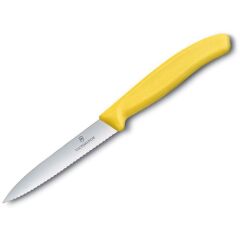 SOYMA BIÇAK TIRTIKLI SARI 210 MM