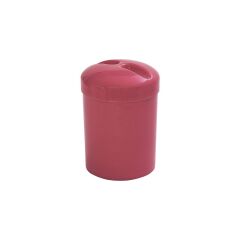 SOFT PEMBE AKRİLİK KAVANOZ