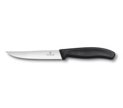 STEAK PİZZA BIÇAK TIRTIKLI SİYAH BLİSTERLİ