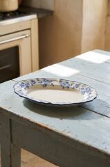 VINTAGE GARDEN TEKLİ OVAL TABAK 19CM