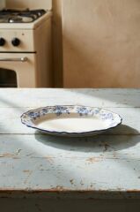 VINTAGE GARDEN TEKLİ OVAL TABAK 19CM