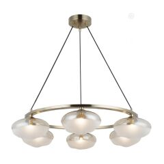 NUVOLETTA 6'LI ANTiK LAK YUVARLAK AVİZE 6XG9