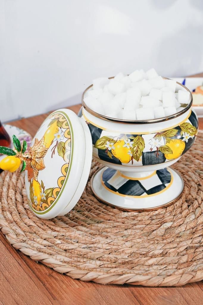 LEMON EMAYE AYAKLI ŞEKERLİK 13CM