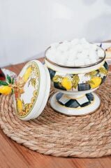 LEMON EMAYE AYAKLI ŞEKERLİK 13CM
