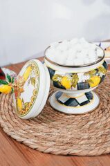LEMON EMAYE AYAKLI ŞEKERLİK 13CM