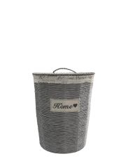 HASIR GRİ OVAL ÇAMAŞIR SEPETİ 48 cm