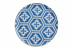MOROCCO MAVİ DÜZ TABAK 24CM