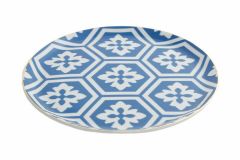 MOROCCO MAVİ DÜZ TABAK 24CM
