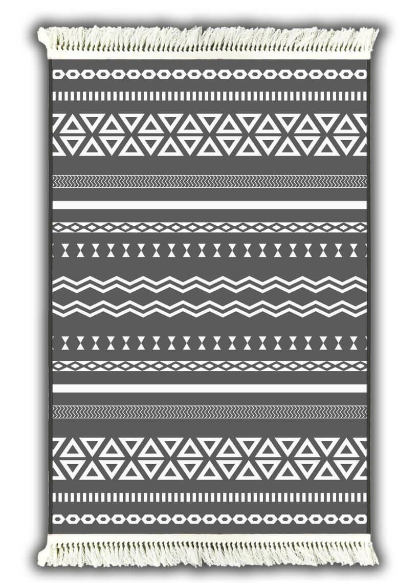 RİVA FİN GRİ KAYDIRMAZ HALI 80X150CM