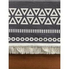 RİVA FİN GRİ KAYDIRMAZ HALI 80X150CM