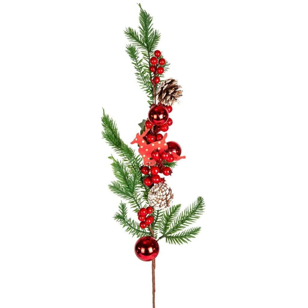 KOZALAKLI TOPLU BERRY NOEL DEKOR 85CM