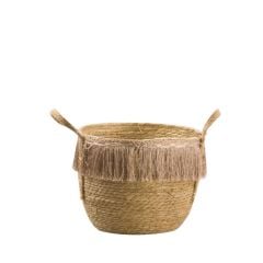 HASIR PÜSKÜLLÜ SAKSI/SEPET 27CM