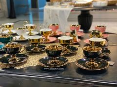GOLD PEMBE TEK KİŞİLİK TÜRK KAHVESİ FİNCAN