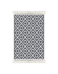 6013İKAT DESEN ANTRASİT KAYDIRMAZ HALI 80x150cm